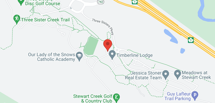 map of 301 2100F Stewart Creek Drive